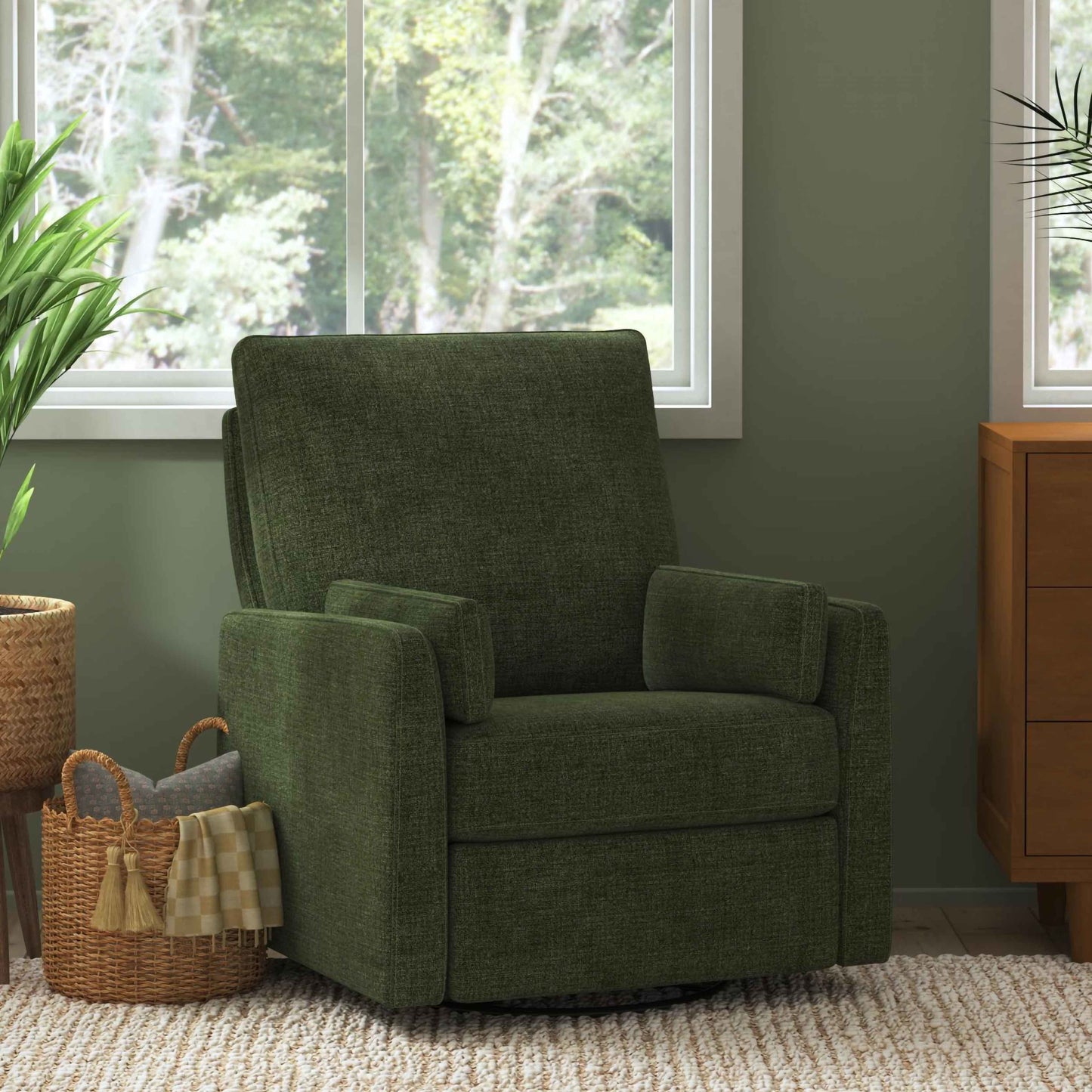 Ethan Recliner and Swivel Glider | Water Repellent & Stain Resistant fabric
