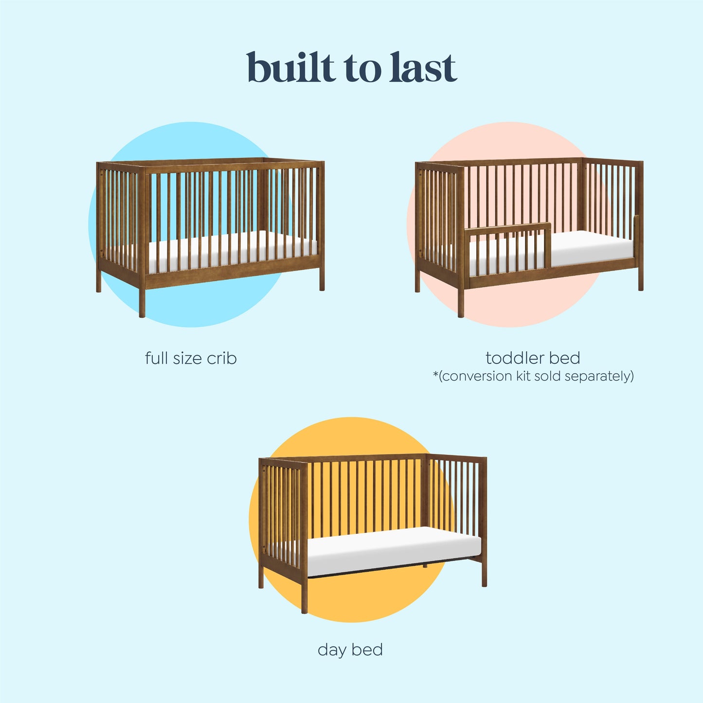Birdie 3-in-1 Convertible Crib